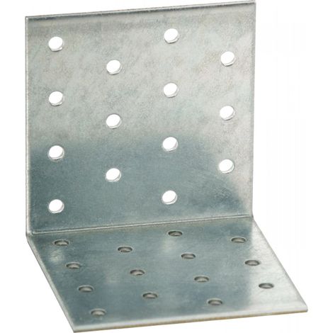 Equerre symétrique perforèes 80x80 - L80 - ep 2,5mm (1/3)
