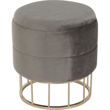 Reposapies Poliester Metal 38X38X41 Terciopelo (1/5)