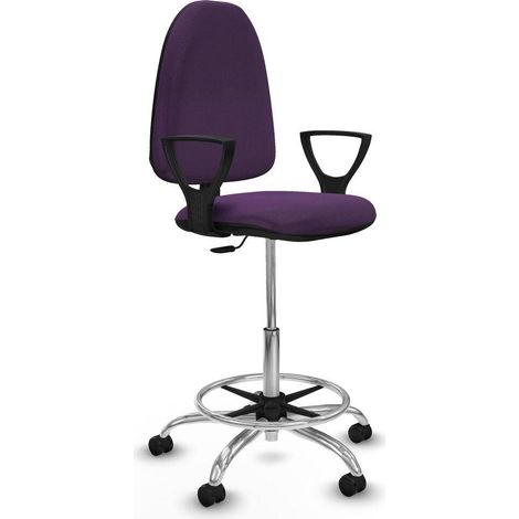 Piqueras y Crespo BFN05RP Silla de Oficina Malva Regulable