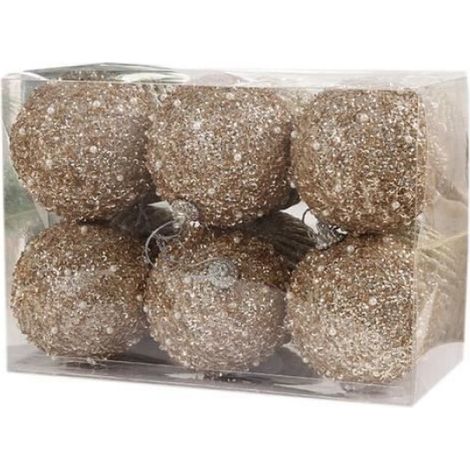 Diamant Paillettes Boule de NoëL Cas Maison Magasin Vacances FêTe Pendentifs Sapin de NoëL DéCoration Suspendue, 5 BOULE DE NOEL (1/4)