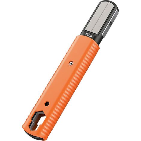 Aiguiseur de poche cisailles de jardin portables ouvre-lame outil de mise en forme d'élagage électrique multifonction pour couper le meulage réparation outils de jardinage agricole (1/5)