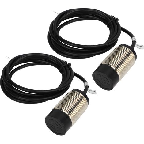 2 induktive Näherungsschalter, 15 mm Erfassungsabstand, NPN-Ausgang, Schließerkontakt, 2-Draht-Annäherungssensor, 6–36 V DC (1/5)