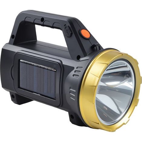 Torcia LED multifunzione impermeabile per uso esterno, alimentata a energia solare e ricaricabile tramite USB, kit di emergenza. (1/5)