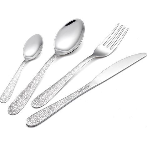 Servizio Set di Posate 24 pezzi in Acciaio Inox Eme Arabesque