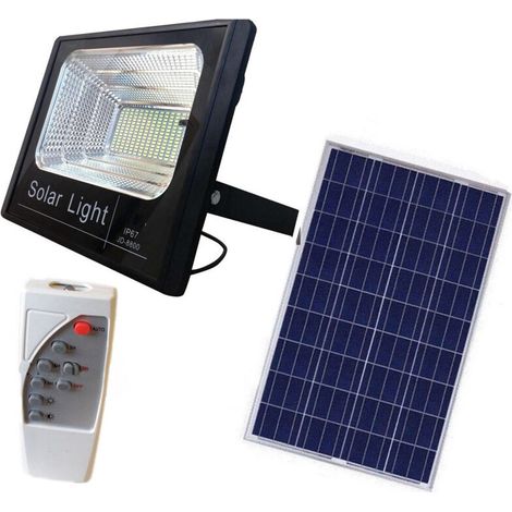 Faro Pannello Solagia Faretto Led Luce Bianca Ip67 Avec Telecomand 10 Watts (1/2)