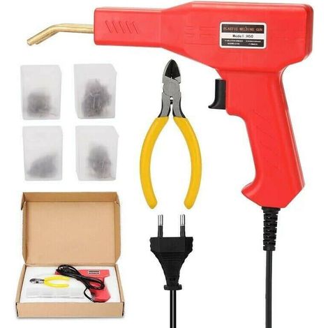 SALDATORE SALDATRICE PER PLASTICA RESINA 50W SALDATURA CARROZZERIA GRAFFETTE RO