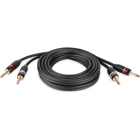 Cavo per altoparlanti OFC con 2 connettori a banana - 2 connettori a banana premium vitalco Cavo per altoparlanti OFC con 2 connettori a banana - 2 connettori a banana premium vitalco 10,0 m (LAK10) (1/5)