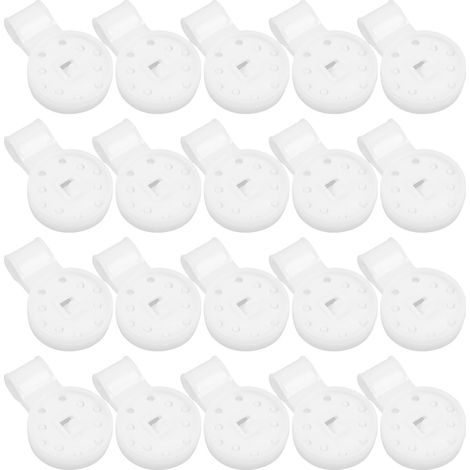 Lot de 80 clips en plastique pour serre et protection solaire, faciles à installer et réutilisables (1/5)