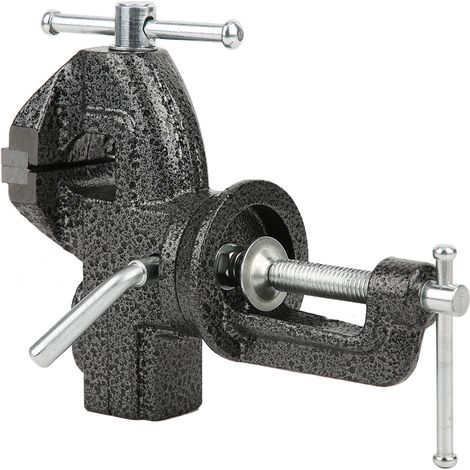 Étau d'établi multifonction mini 50 mm, fonte, rotation 360°, outil à main 68 mm, serre-joint de précision pour bricolage (1/5)