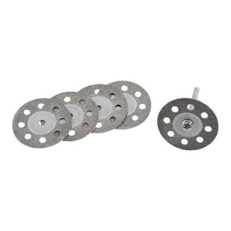 Ecleanfy - Lot De 10 Disques diamant Dremel, Disque dremel, Disques De Coupe Diamant 30 Mm 8 Trous, Disques diamant Avec 2 Mandrins, Mini Disques à Tronçonner Découpe Pour Outils Rotatifs (1/4)