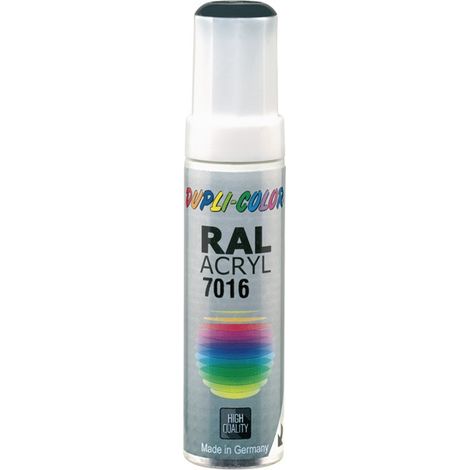 DUPLI-COLOR 677144 Lackstift anthrazitgrau glänzend RAL 7016 12 ml (1/4)