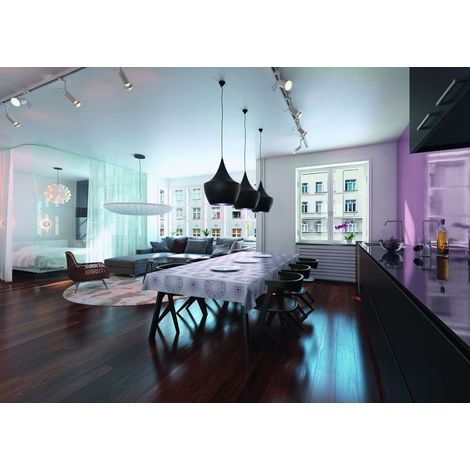 d-c-table® Tischdecke Monte Carlo Charlene 150 cm rund, grau Tischdecke