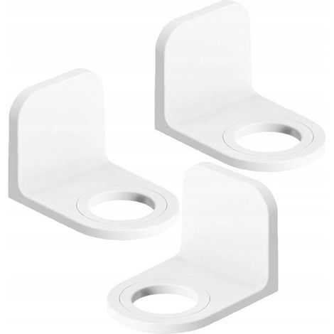Set di tre portabottiglie salvaspazio per doccia e cucina con ganci