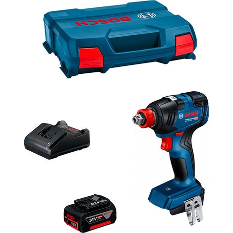 Drehschlagschrauber BOSCH GDX 18V-200 (1 x 4,0 Ah + GAL18V-20 + L-Case)