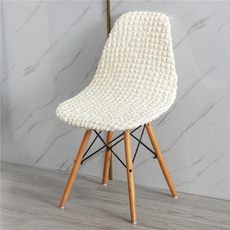 Housse de Chaise, Housse de Chaise Universel Seersucker, Couverture de Chaise sans Accoudoirs pour Cuisine, Salon, Bureau (4 Pieces) (1/5)