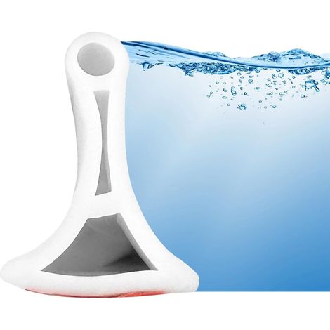 Seuil de Douche Barrage d'eau Pliable, Joint de Douche avec Design Surélevé, Barriere de Douche Anti Débordement, Barrière Baignoire Autocollante pour Cuisine et Salle de Bain(Blanc, 2M) (1/5)