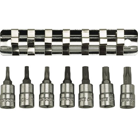 Jeu de clés à douille, 1/4, TX TENGTOOLS M1408TX 7 pièces 117090209 (1/2)