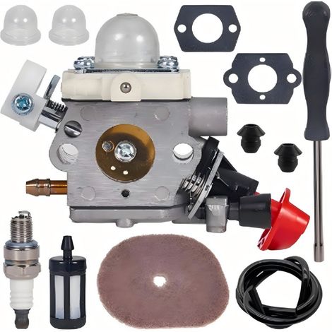 Carburateur avec filtre à air et clés spéciales pour Stihl FS40 FS50 FS56 FS70 FC56 FC70 Zama C1M-S267A 41441200608 (1/2)