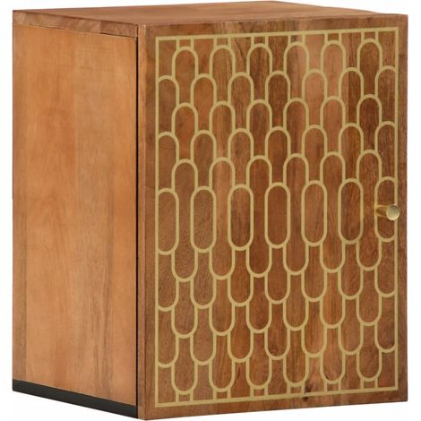 Bad-Wandschrank 38x33x48 cm Massivholz Mango vidaXL