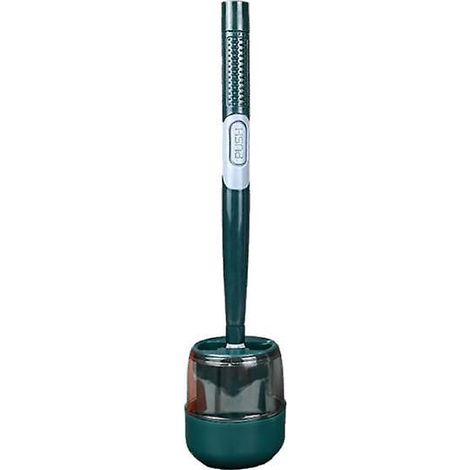 brosse De Toilette Support Mural Longue Poigne Brosse Liquide Ensemble Hydraulique[vert] (1/5)
