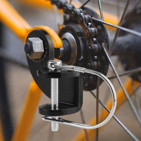 Attelage de remorque à vélos, bicyclette de remorquage de la barre d'attelage Connecteur d'attelage de raccordement Acce,Le noir (1/4)