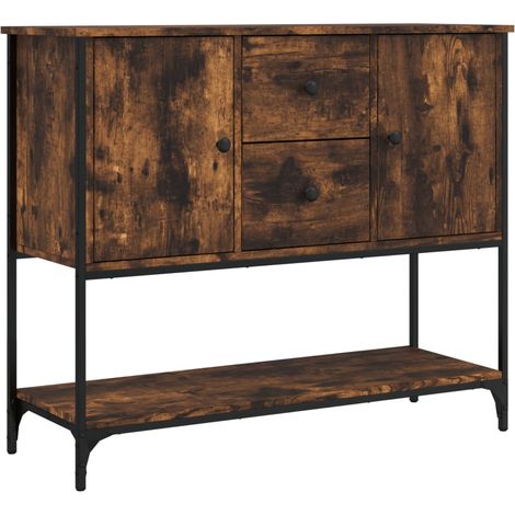 Credenza buffet cassettiera mobile contenitore organizer cucina soggiorno soggiorno 100 x 36 x 85 cm derivati del legno marrone 020030841