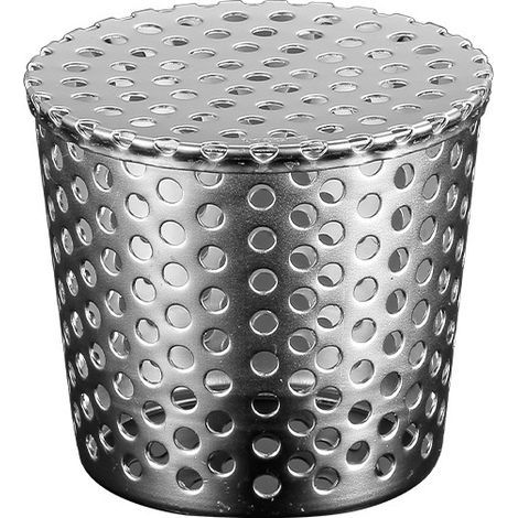 Filtre de descente de gouttière, protège-gouttière en acier inoxydable de 5 × 6 cm, couvercle de gouttière conique ajouré, empêche le blocage (1/5)