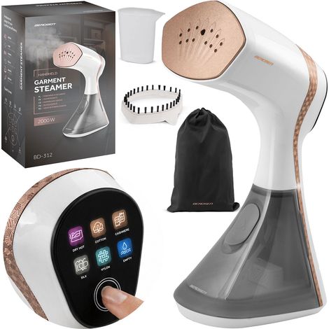 2000W Garment Steamer with LCD Touch Panel, 320ml Tank