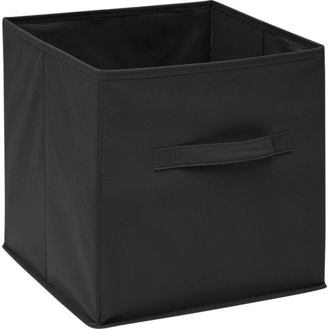 Cestino in tessuto mix n modul 31x31cm grigio antracite - 5five (1/3)