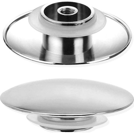 Tapón de desagüe de latón, tapón de desagüe para lavabo de baño, sistema de clic-clic para tornillos de repuesto de lavabo de baño. (1/5)