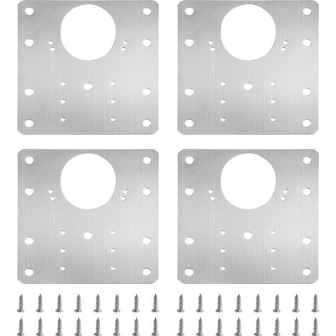 4 plaques reparation charniere avec 24 vis personnalisees (1/5)