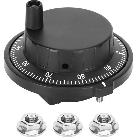 Générateur d'impulsions manuel CNC avec molette de 80mm et 100 impulsions par tour (1/5)