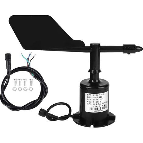 Light Environmental Signal Output Wind Speed Sensor 0-10V Wind Direction Measurement with 8 Directions Indication (1/5)