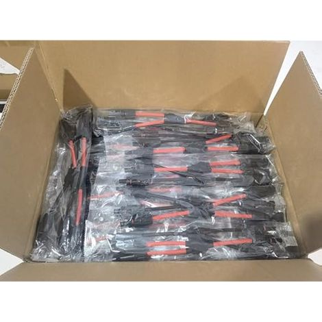 Lot de 125 paires de connecteurs solaires en Y - Adaptateur parallèle - Câble de panneau solaire - Répartiteur photovoltaïque - Prise en charge d'un courant élevé de 30 A (1/5)
