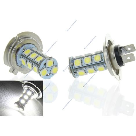 2x Ampoules H7 24V - LED SMD 18 LED - Eclairage camion - TP - Bateau LED (1/5)