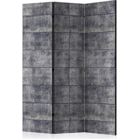 Paravent 3 Volets "Concrete Fortress" 135x172cm (1/4)