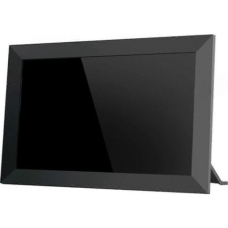 Cadre photo numérique WiFi, écran 10 pouces, stockage 32 Go, cadre photo numérique intelligent, écran tactile haute définition 1280x800, prise standard européenne. (1/5)