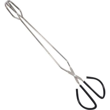 Fire Tongs Charcoal Tong Acier inoxydable BBQ BBQ Charcoal Tong Charcoal Grill Rake Chasse-grill Poker Pince anti-feu Accessoires de cuisine (1/5)