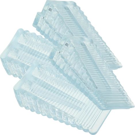 4 Pieces Transparent Drilling Required Protect Pieces Rubber Wedges