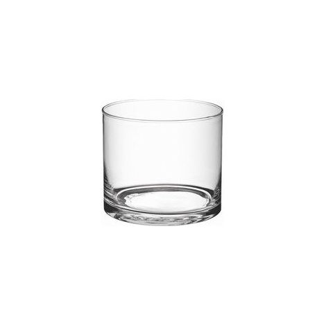 A.L.E Import Cilindro Vetro Taglio Caldo H 150 Mm D 150 Mm