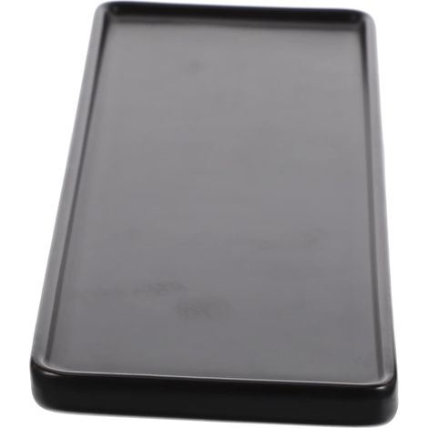Plateau Noire, Grand Format Rectangulaire en Céramique pour Salle de Bain (1/5)