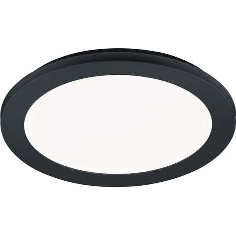 Plafoniera da Interno a LED in Plastica Nero Opaco