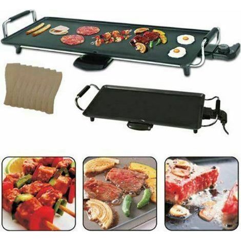 TrAdE Shop Traesio - Teppanyaki Xl Griglia Piastra Con Rivestimento Antiaderente Tavolo Riscaldante - (1/4)
