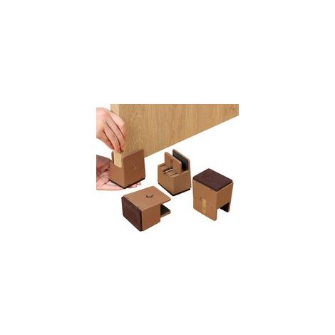 Set di 4 gambe regolabili per sedie, robuste gambe per divani letto, adatte a gambe di sedie con diametro da 0,39" a 1,45". - Crezuo