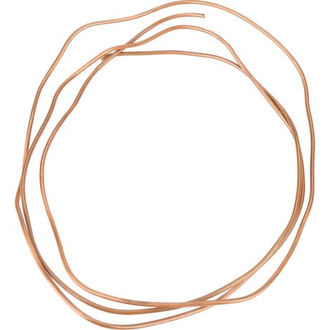 2 m weiches Kupferrohr, Außendurchmesser 3 mm x Innendurchmesser 2 mm, für Kälteanlagen (1/5)