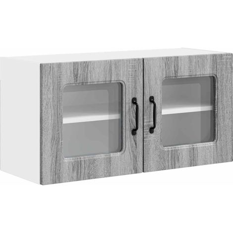 Maison Exclusive - Panel de lavaplatos Kalmar Gris Sonoma 80 x 31