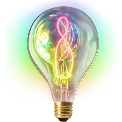 Xanlite – Ampoule Unicorn filament LED E27 4W 150 lumens blanc chaud 2000K – Angle large 240° – RFDE240V02UNIC (1/10)