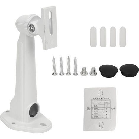TOIVIZE-Support de Fixation pour Caméra de Surveillance en Alliage d'Aluminium, Montage Mur/Plafond avec Rotation 180° (1/5)