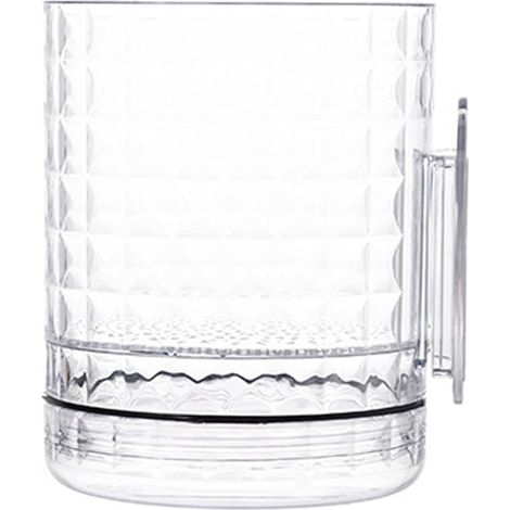 Großer, automatischer, selbstbewässernder Blumentopf zur Wandmontage, einfach zu installieren, geeignet für Zimmerpflanzen, Balkondekoration, moderner, transparenter Blumentopf.