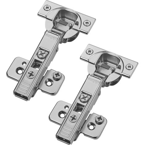 Blum Topfband Schrankscharnier 110° 71B3580 Eckanschlag SoftClose 3D-Verstellung, inkl. Montageplatte 173H7100 - 2er Set